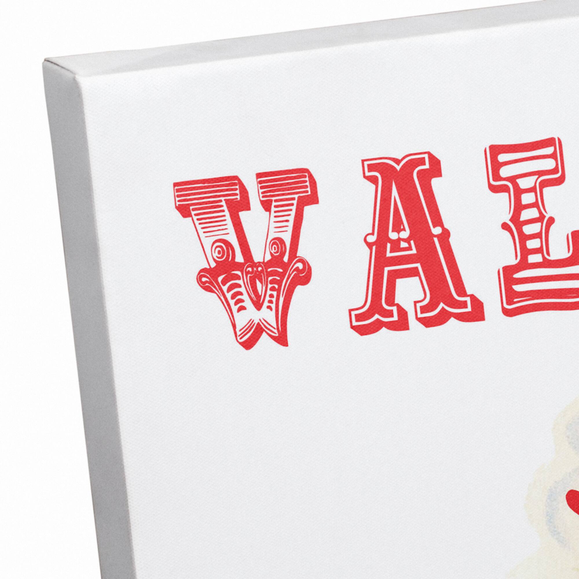 Cupid Candy Hearts 16" x 16" Canvas Wall Art